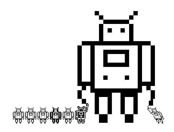 PIXEL ROBOTERS